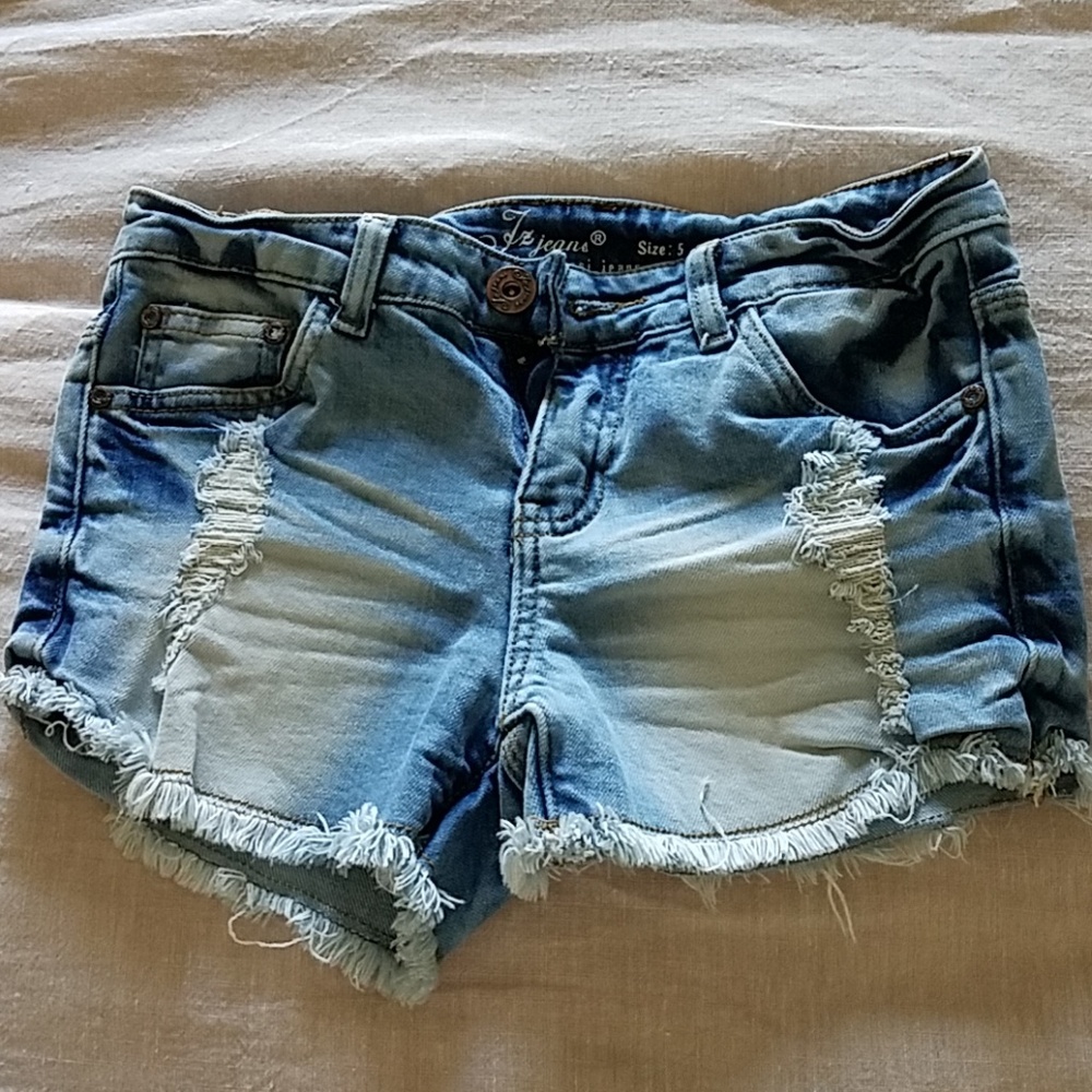 Denim shorts
